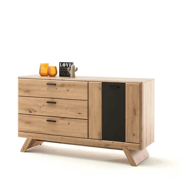 144x84x44 Designer Sideboard Zweifarbig – Larinca 3