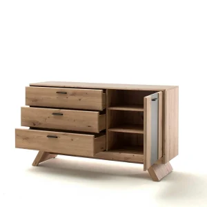 144x84x44 Designer Sideboard Zweifarbig – Larinca 12