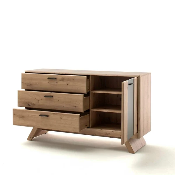 144x84x44 Designer Sideboard Zweifarbig – Larinca 4