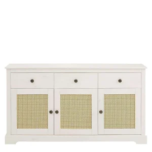 145 Cm Breite Kombi-Kommode In Weiß & Beige – Isvair 12