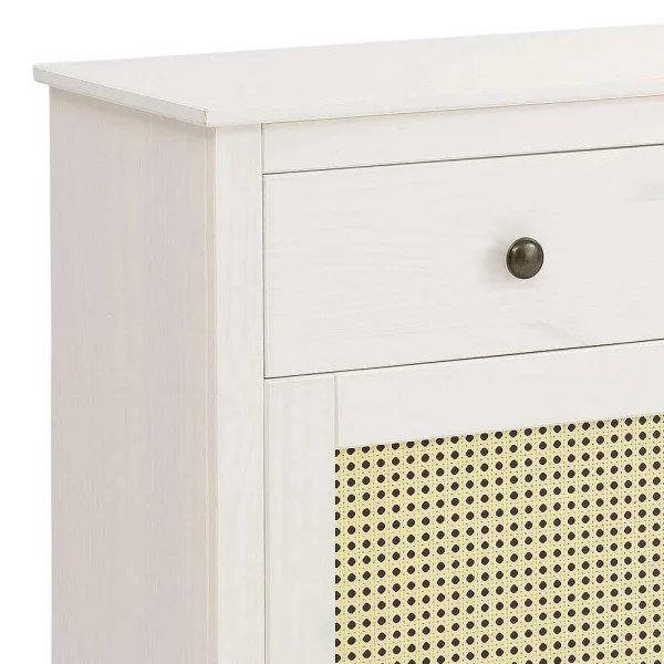 145 Cm Breite Kombi-Kommode In Weiß & Beige – Isvair 6