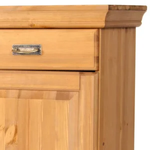 145x84x40 Kommode Aus Holz Mit Glas – Arendu 16