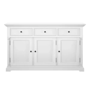 145x85x50 Landhauskommode In Weiß Lackiert – Riadura 12