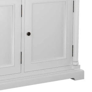 145x85x50 Landhauskommode In Weiß Lackiert – Riadura 18