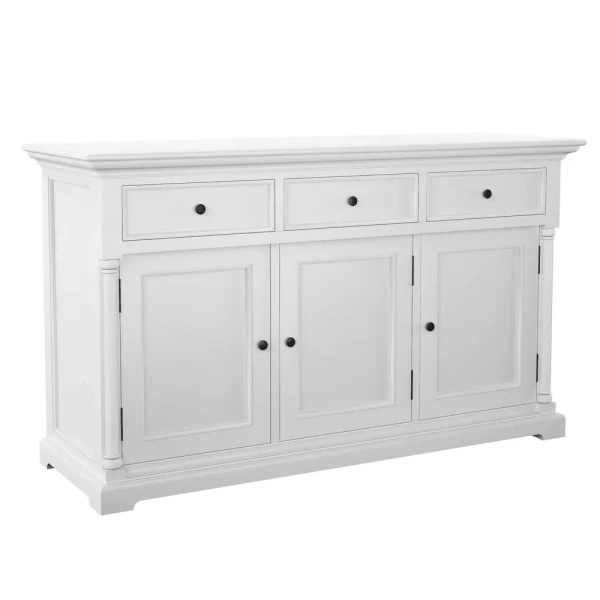 145x85x50 Landhauskommode In Weiß Lackiert – Riadura 1
