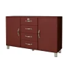 146x92x41 Sideboard In Dunkelrot – Tunes 22