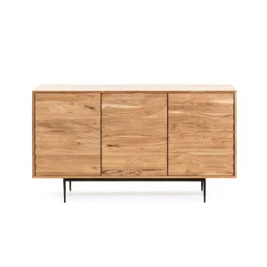 147x81x41 Türen-Sideboard Aus Massiver Akazie – Olvinas 14