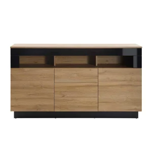 149x85x43 Wohnzimmer Kommode Zweifarbig – Fincaldon 11