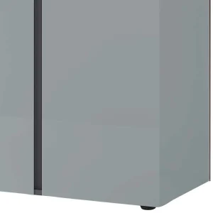 150x104x42 Kommode In Silber Grau & Dunkelgrau – Owiconta 16