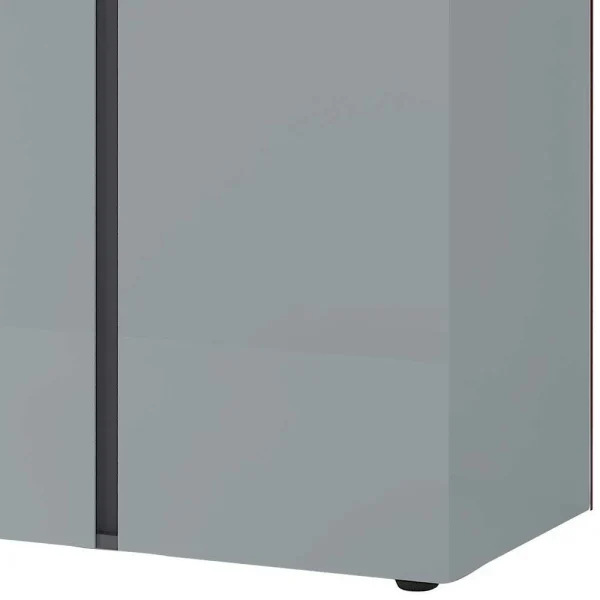 150x104x42 Kommode In Silber Grau & Dunkelgrau – Owiconta 6