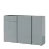150x104x42 Kommode In Silber Grau & Dunkelgrau – Owiconta 20