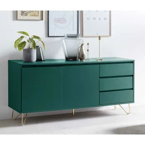 150x70x40 Sideboard In Grün & Gold – Ricriava 10