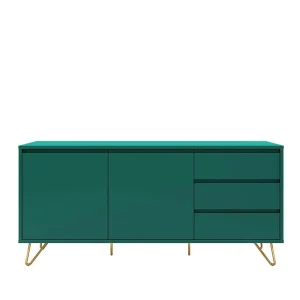 150x70x40 Sideboard In Grün & Gold – Ricriava 12