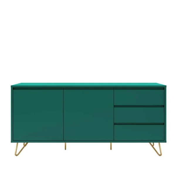 150x70x40 Sideboard In Grün & Gold – Ricriava 4
