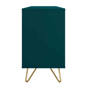 150x70x40 Sideboard In Petrol Mit Hairpin Legs – Addictet 12
