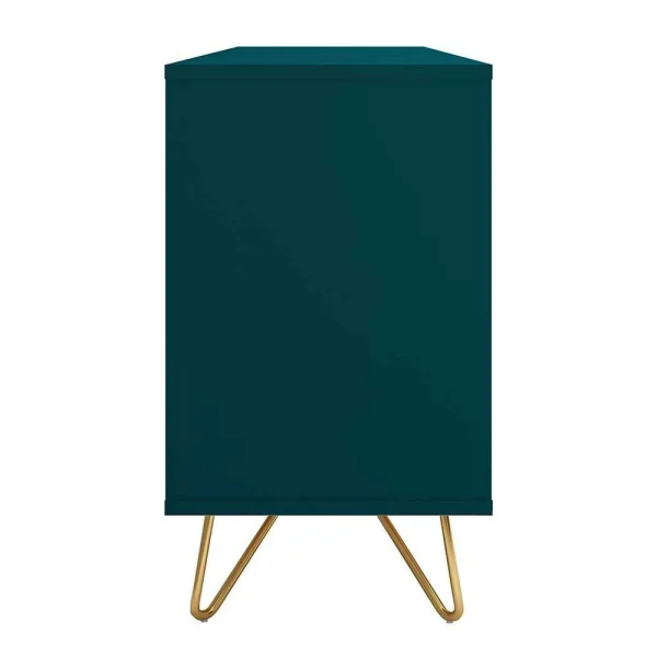 150x70x40 Sideboard In Petrol Mit Hairpin Legs – Addictet 4