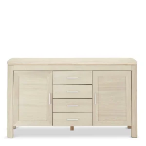150x82x42 Kombi-Kommode In Weiß Geölt – Inviama 10