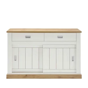 150x95x50 Landhaus Kommode Mit Schiebetüren – Helkaska 9