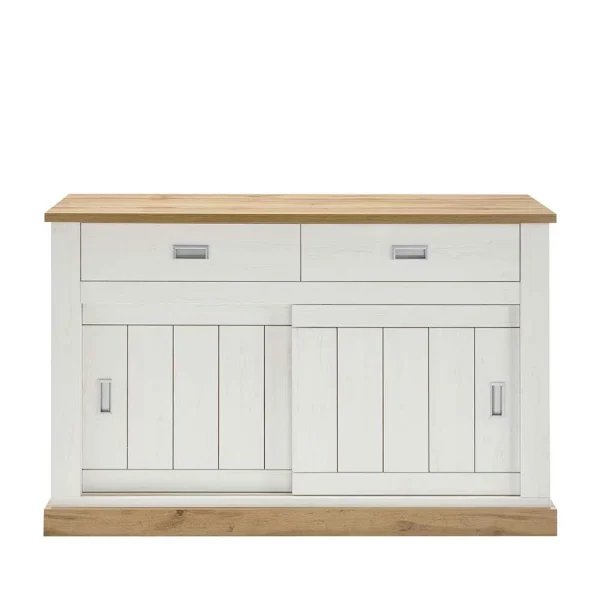 150x95x50 Landhaus Kommode Mit Schiebetüren – Helkaska 3