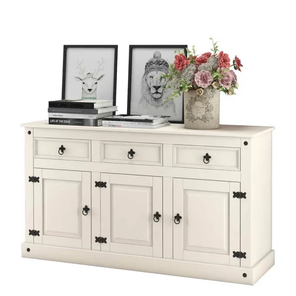 151x84x47 Sideboard Im Landhaus Mexiko Stil – Iasella 1