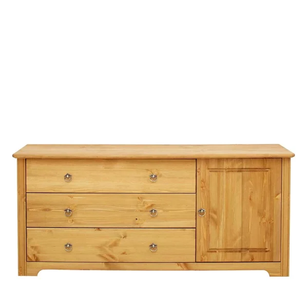 152x68x38 Holzkommode Mit 3 Breiten Schubladen – Imressa 3