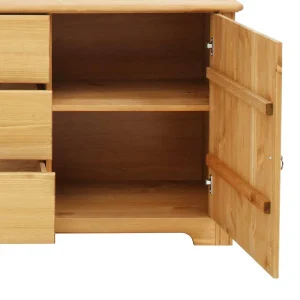 152x68x38 Holzkommode Mit 3 Breiten Schubladen – Imressa 18