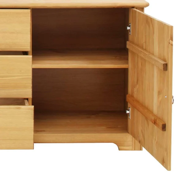 152x68x38 Holzkommode Mit 3 Breiten Schubladen – Imressa 7
