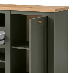 152x83x45 Landhaus Anrichte In Graugrün – Eylan 18