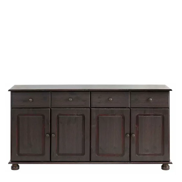 156x77x34 Landhaus-Sideboard In Dunklem Braun Wenge – Truscava 4