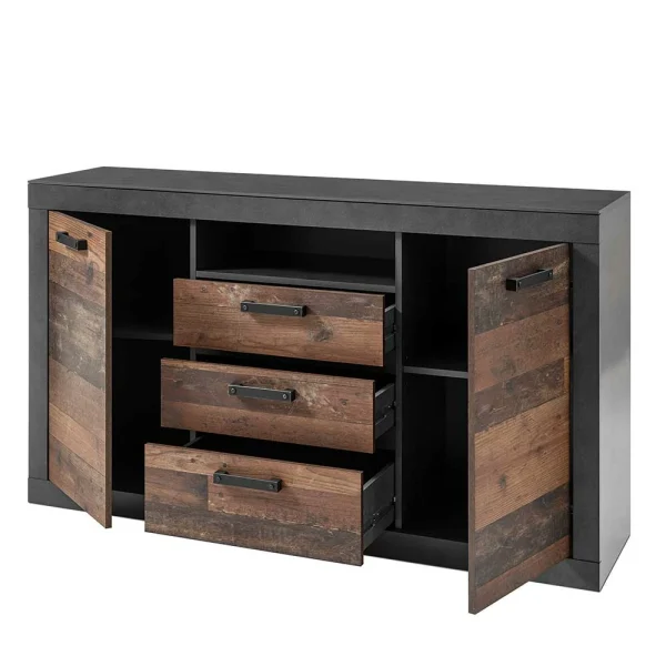 153x87x43 Kombi Sideboard Mit Sockel – Timuras 5