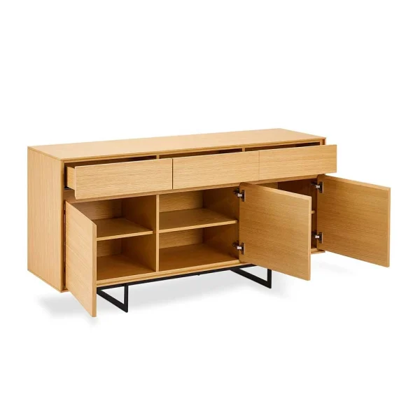 155x82x45 Sideboard Mit Eiche Furniert – Ajanda 5