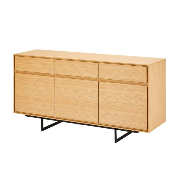 155x82x45 Sideboard Mit Eiche Furniert – Ajanda 1