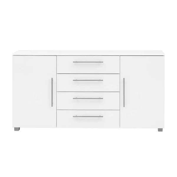 156x82x35 Kommode Mit 4 Schubladen & 2 Türen – Rietti 4