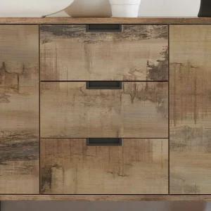 156x85x50 Kombi Kommode In Vintage Holz Optik – Shinoria 15