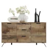 156x85x50 Kombi Kommode In Vintage Holz Optik – Shinoria 20
