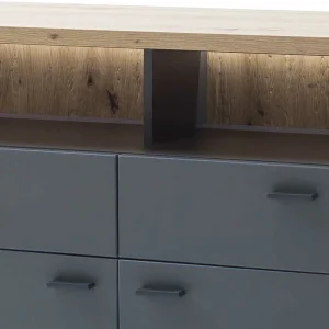 156x91x40 Design Sideboard In Eiche Optik – Dalavera 18