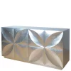 158x87x40 2-türige Kommode In Silber – Cilienda 17