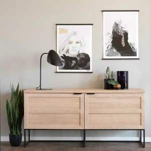 160x75x41 White Wash Kommode Aus Eiche – Myras I 10