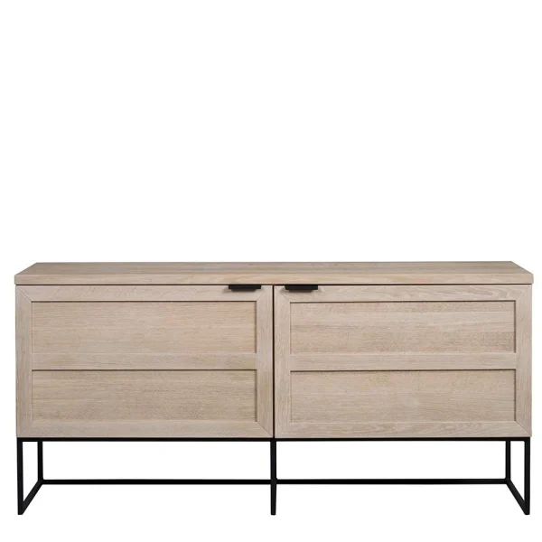 160x75x41 White Wash Kommode Aus Eiche – Myras I 5