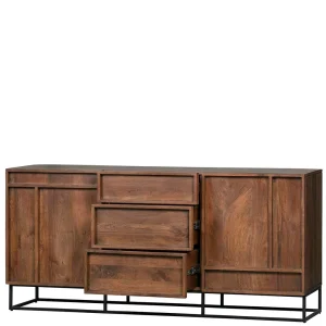 160x75x44 Design Anrichte Aus Mangobaum – Stuva 16