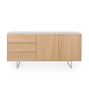 160x77x43 Scandi Kombikommode Mit Bügelfüßen – Lysdanu 10