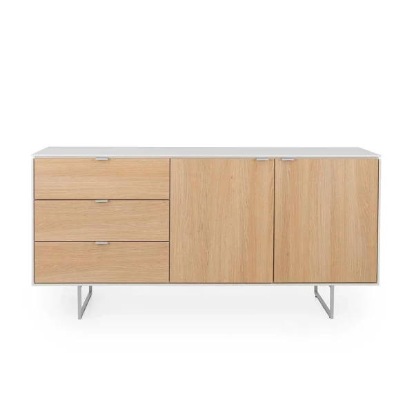 160x77x43 Scandi Kombikommode Mit Bügelfüßen – Lysdanu 3