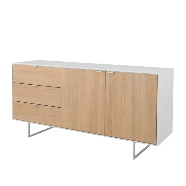 160x77x43 Scandi Kombikommode Mit Bügelfüßen – Lysdanu 1