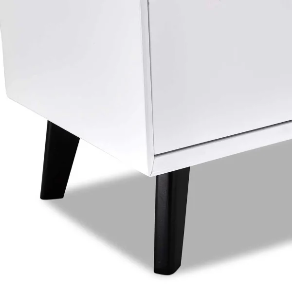 160x80x40 Sideboard In Weiß & Schwarz – Vasdov 6