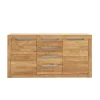 160x82x44 Massives Sideboard Aus Wildeiche Bianco – Jiango 22