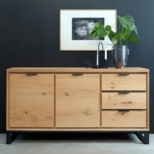 160x83x45 Sideboard Mit Bügelgestell Aus Metall – Essvira 10