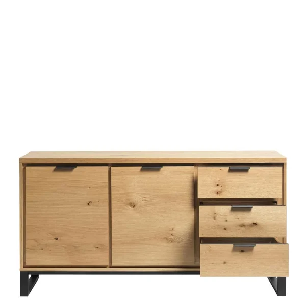 160x83x45 Sideboard Mit Bügelgestell Aus Metall – Essvira 7