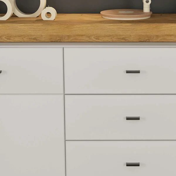 160x85x39 Sideboard In Weiß Glänzend – Sofia 5