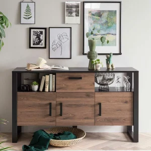 160x90x45 Sideboard Mit Zwei Offenen Fächern – Dudleys 10