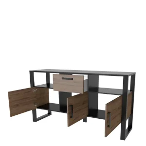 160x90x45 Sideboard Mit Zwei Offenen Fächern – Dudleys 18